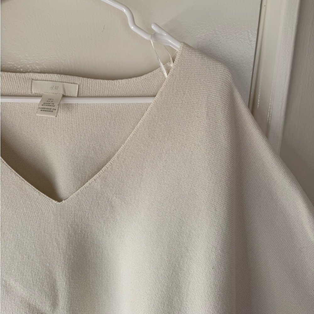 H&M Off-white Sweater